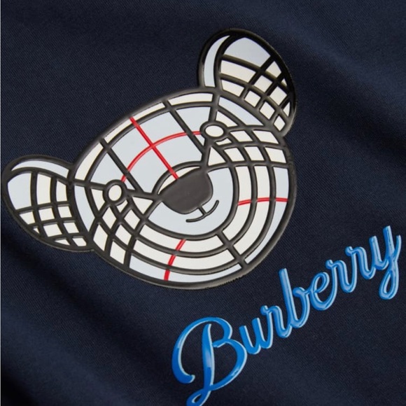 BURBERRY Roscoe Embossed Bear Face Tee Tshirt - Picture 7 of 7